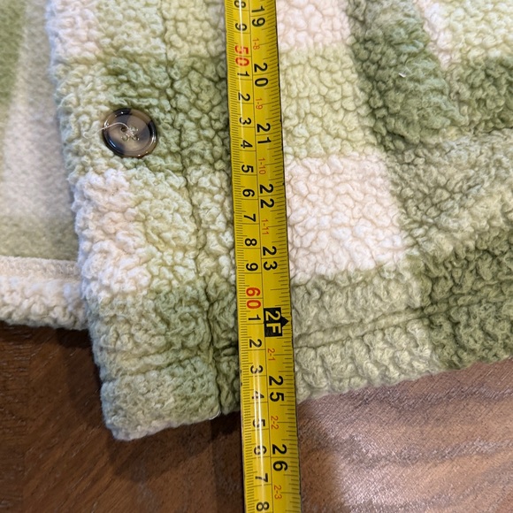 Billabong Olive and Beige Sherpa Jacket XS - Picture 7 of 8